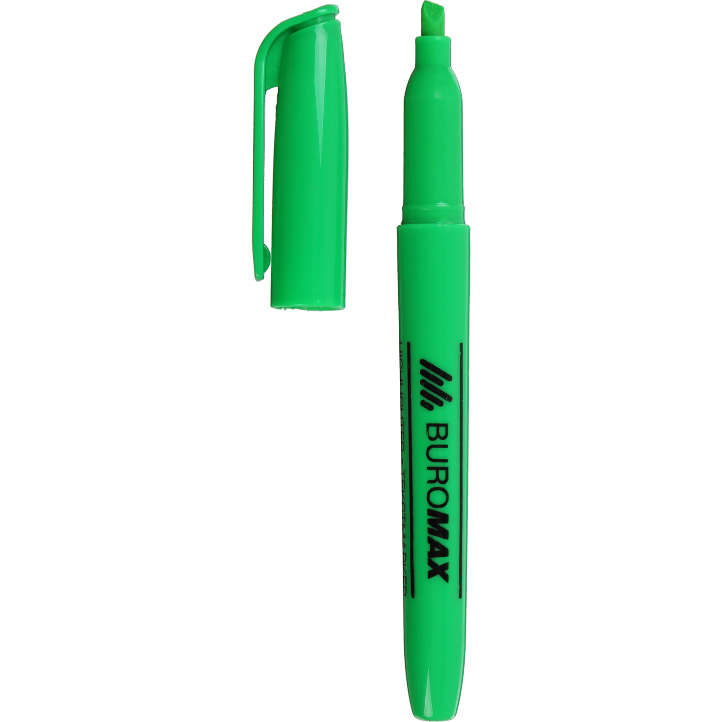 Текст-маркер Buromax Jobmax круглий зелений (BM.8903-04) - фото 2