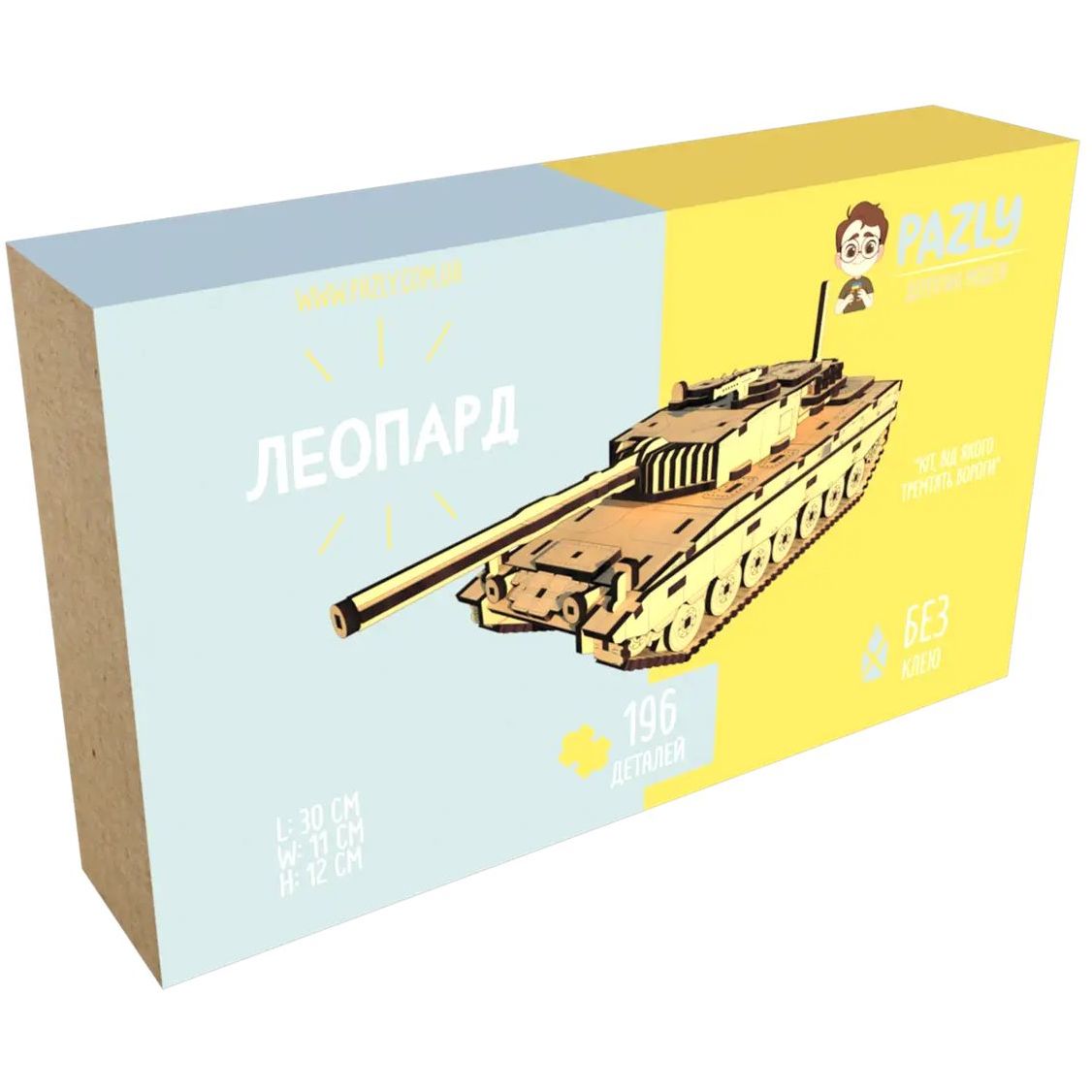 Механический 3D Пазл UGEARS танк Леопард (1871429521.0) - фото 3