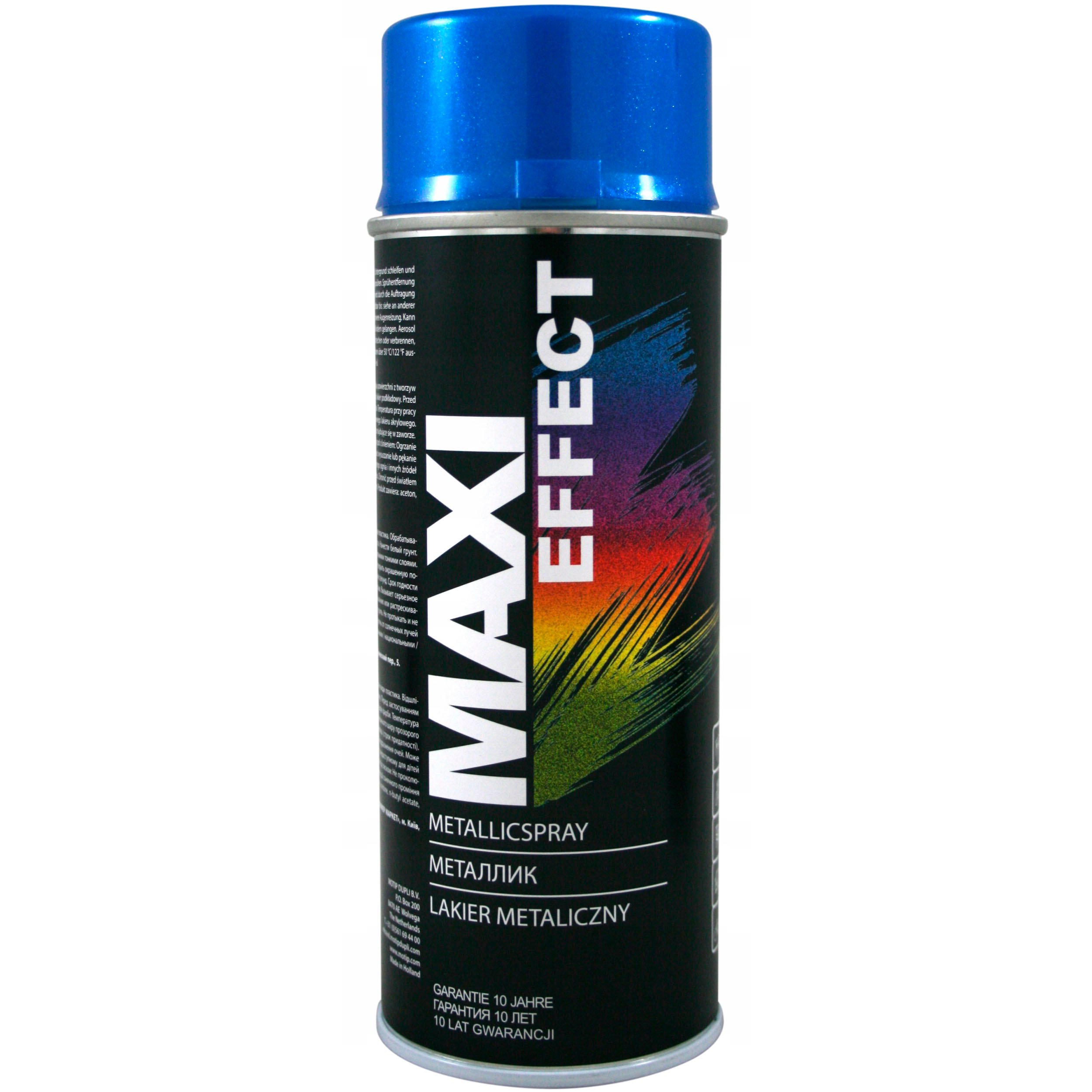 Эмаль аэрозольная Maxi Color Effect металлик голубая 400 мл - фото 1