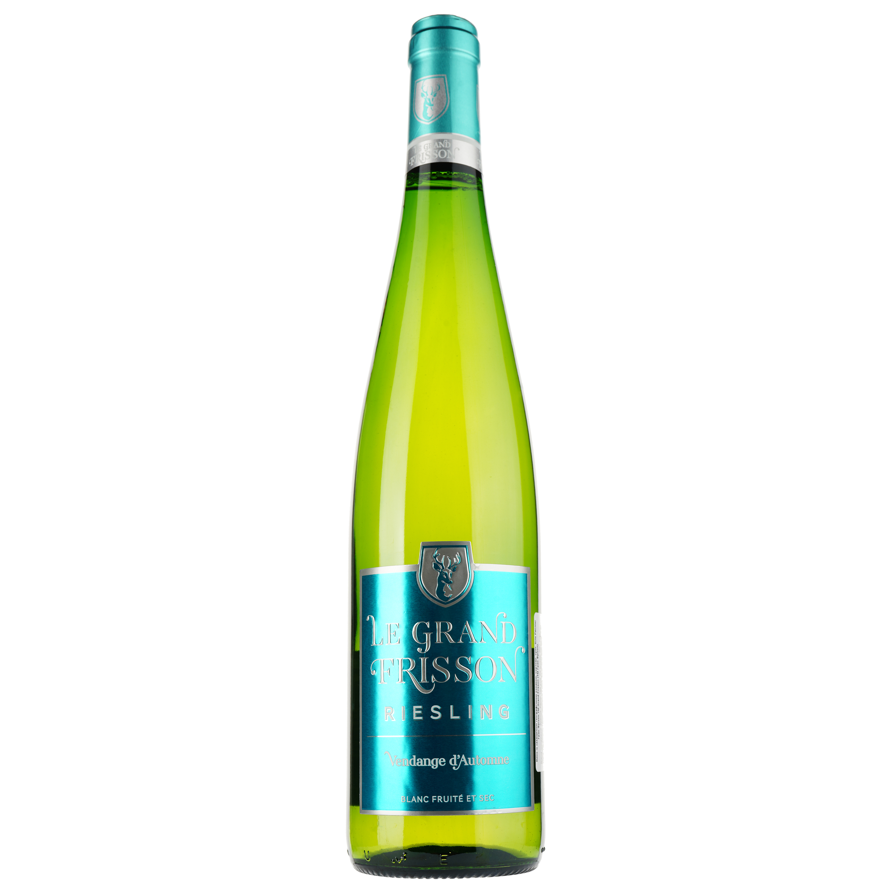 Вино Le Grand Frisson Riesling IGP Pays D'Oc, біле, сухе, 0,75 л - фото 1