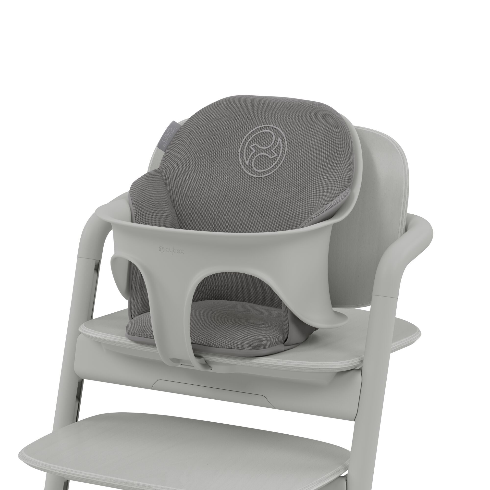 Вкладыш мягкий для стульчика Lemo Suede Grey серый (521003293) - фото 1