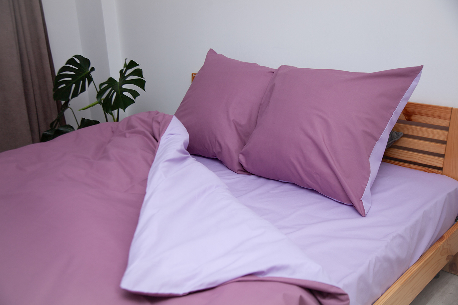 Комплект постельного белья ТЕП Happy Sleep Нежный Аметист двуспальный фиолетовый с розовым (2-03795_27249) - фото 4