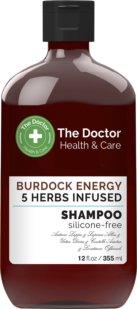 Шампунь The Doctor Health&Care Burdock Energy 5 Herbs Infused Shampoo, 355 мл - фото 1