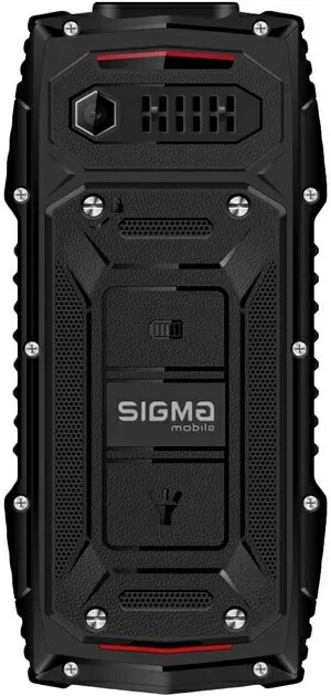 Мобильный телефон Sigma Mobile X-TREME AZ68 Black-red (UA UCRF) - фото 2