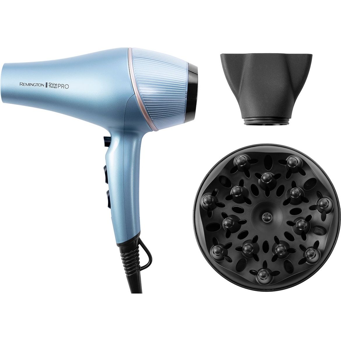 Фен Remington Shine Therapy PRO AC9300 блакитний - фото 3