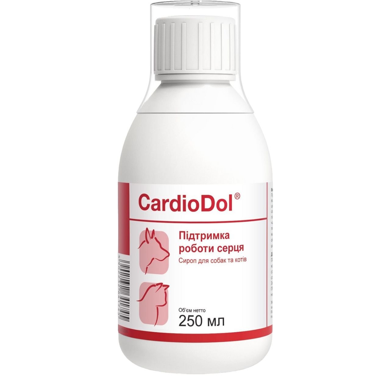 Вітамінно-мінеральна добавка Dolfos CardioDol для підтримки серця собак та котів, 250 мл (1216-25) - фото 1