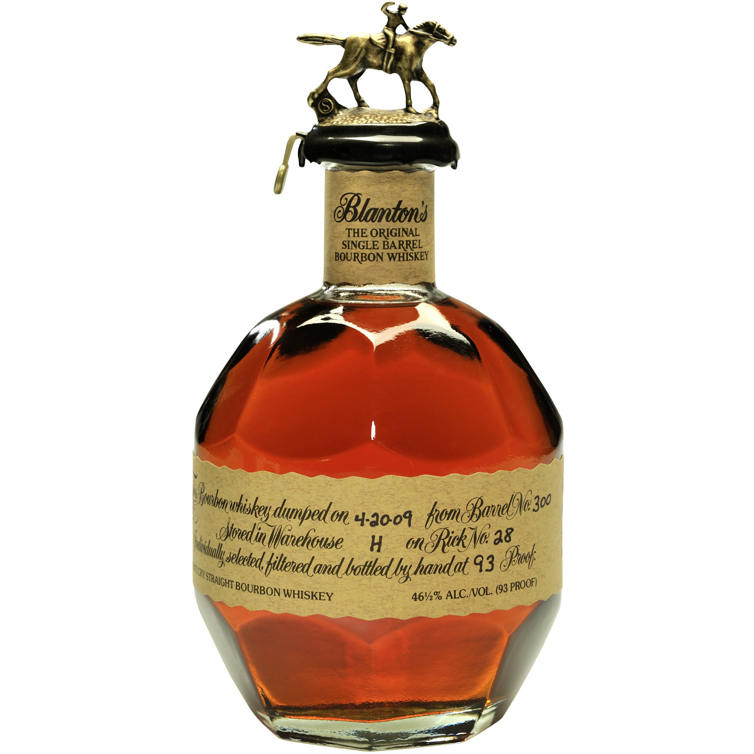 Віскі Blanton's Original Bourbon, 46,5%, 0,7 л - фото 1