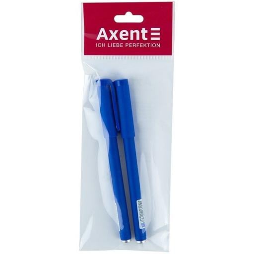 Ручка гелевая Axent Delta 0.7 мм синяя 2шт. (DG2042-02/02/P) - фото 4