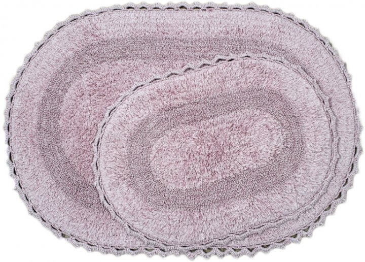 Набор ковриков Irya Vermont g.kurusu, 90х60 см и 60х40 см, светло-розовый (svt-2000022237888) - фото 1