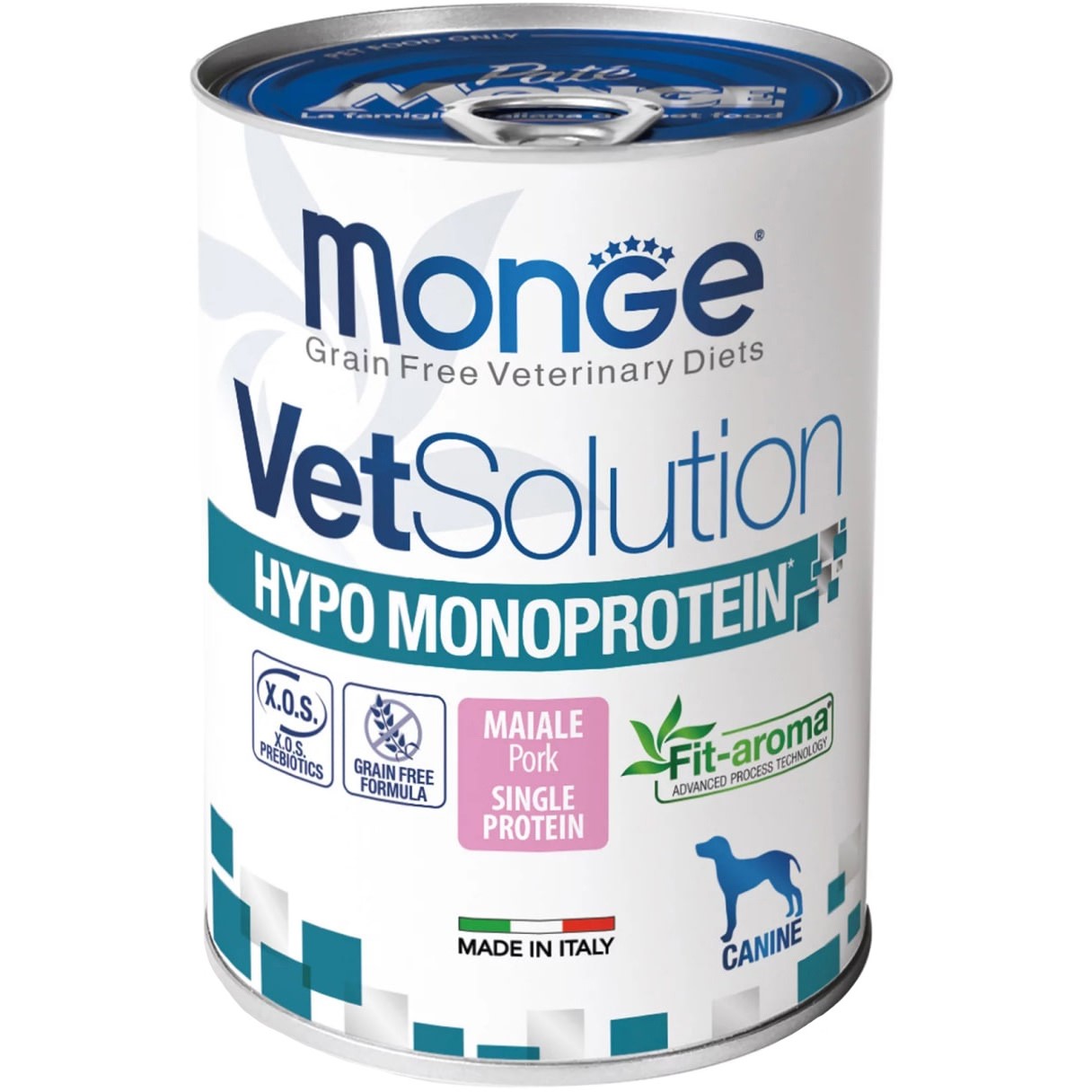 Вологий корм для собак Monge VetSolution Wet Hypo Monoprotein зі свининою 400 г - фото 1