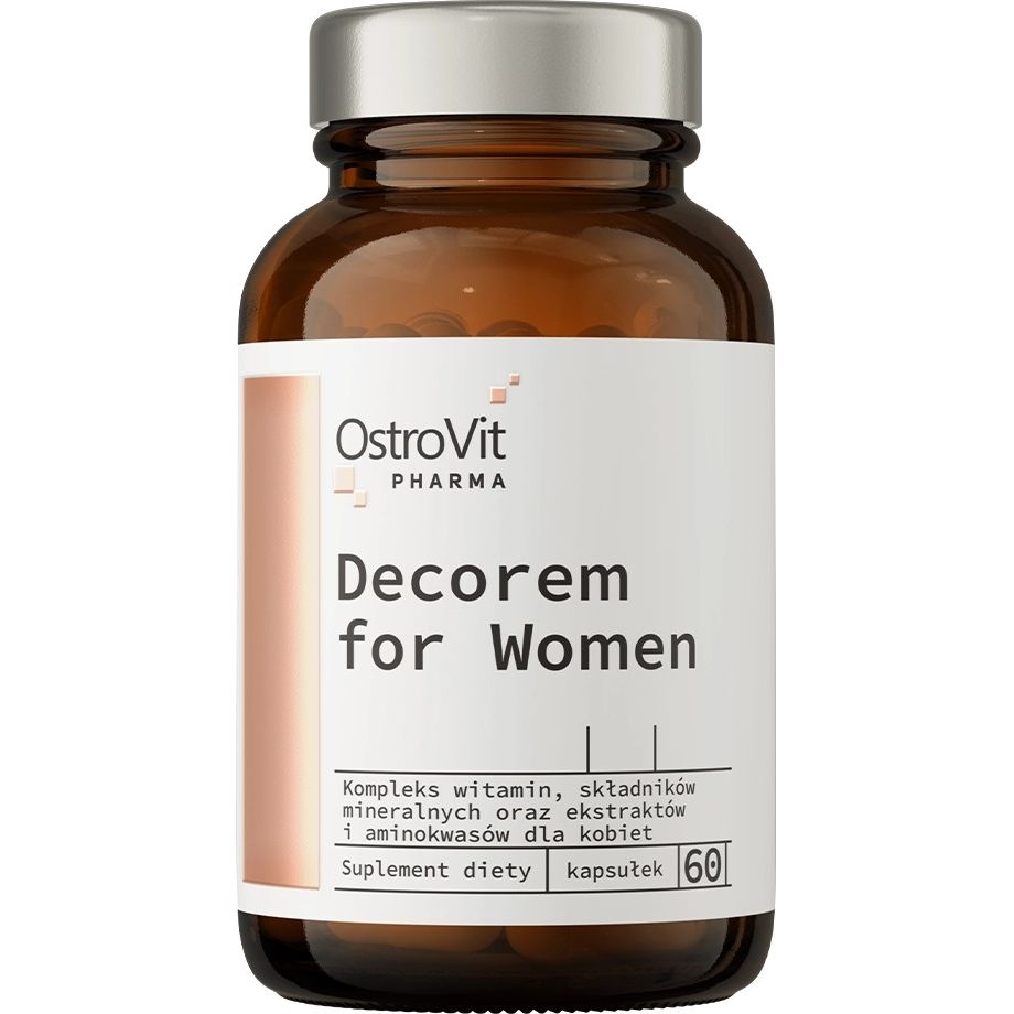 Витаминно-минеральный комплекс OstroVit Pharma Decorem For Women 60 капсул - фото 1