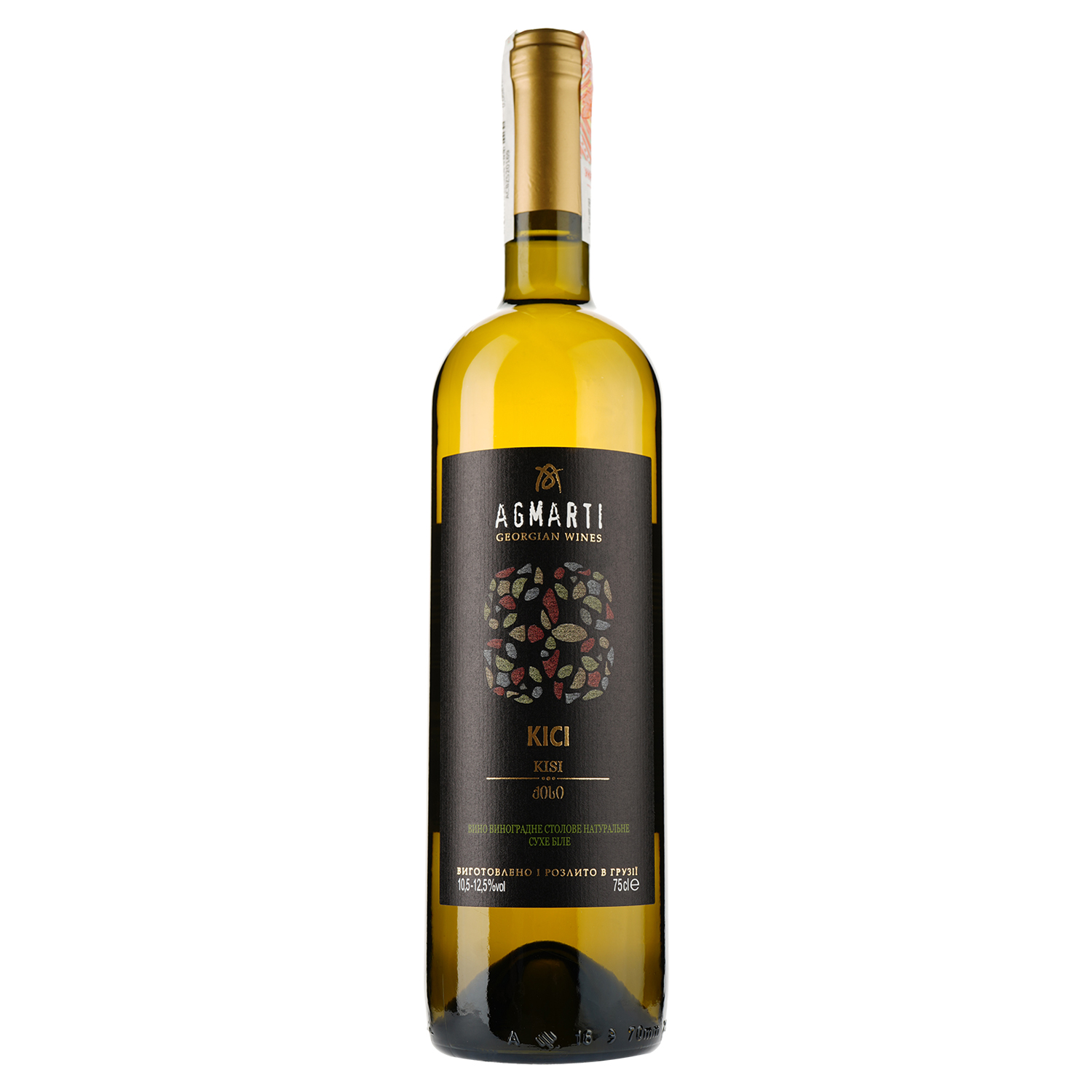 Вино Agmarti Kisi, біле, сухе, 11-13%, 0,75 л (35477) - фото 1