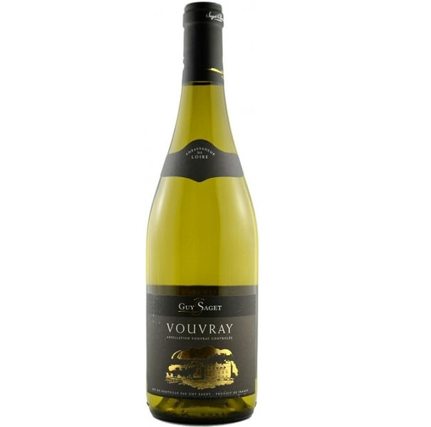 Вино Guy Saget Vouvray, біле, полусухе, 11,5%, 0,75 л - фото 1