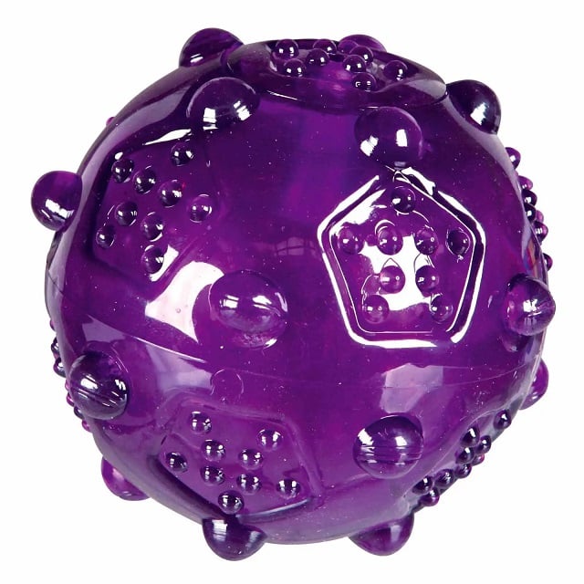 Іграшка для собак Trixie М'яч голчастий з пищалкою, d 7 см, в ассортименте (33677) - фото 2