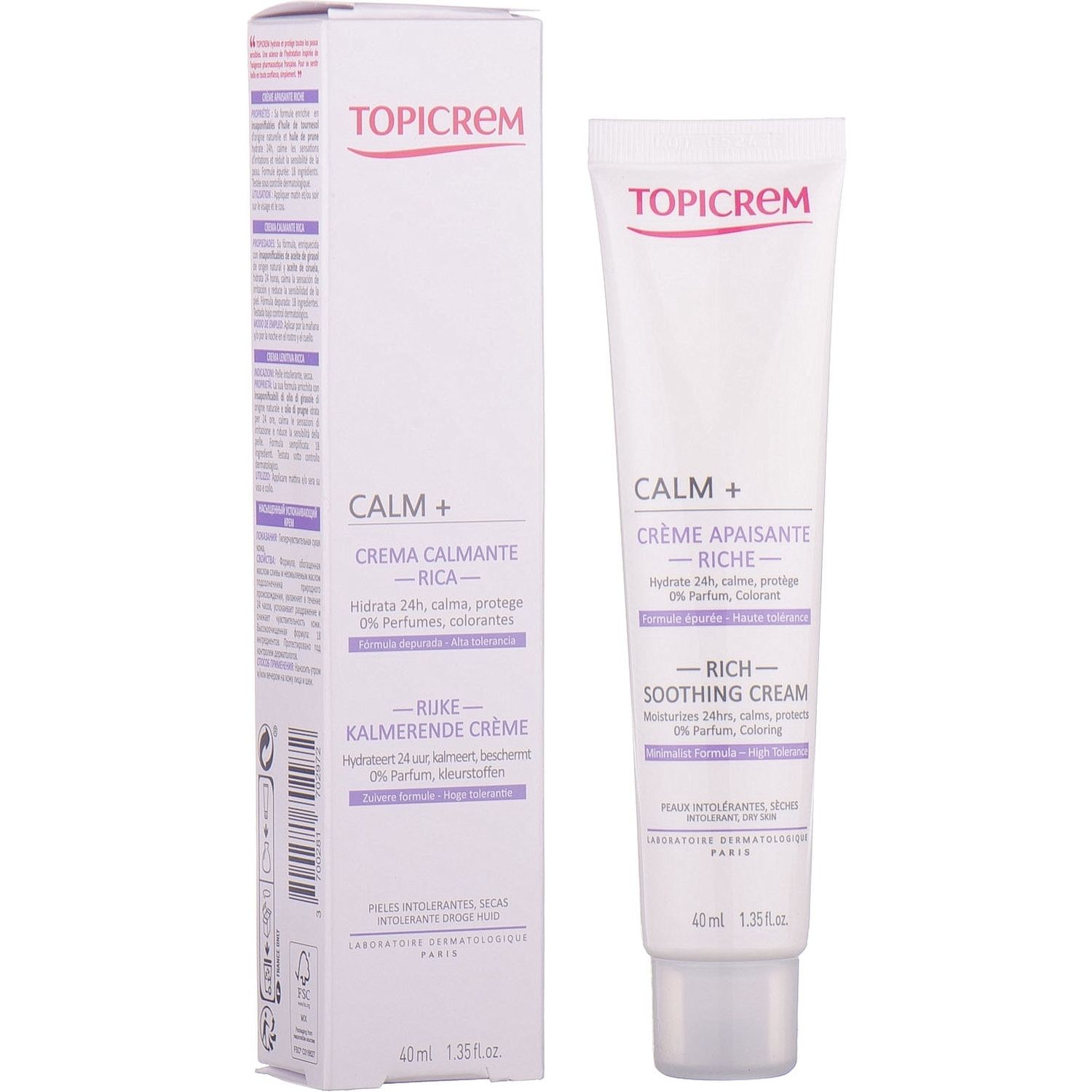 Крем для лица Topicrem Calm Rich Soothing Cream 40 мл - фото 2