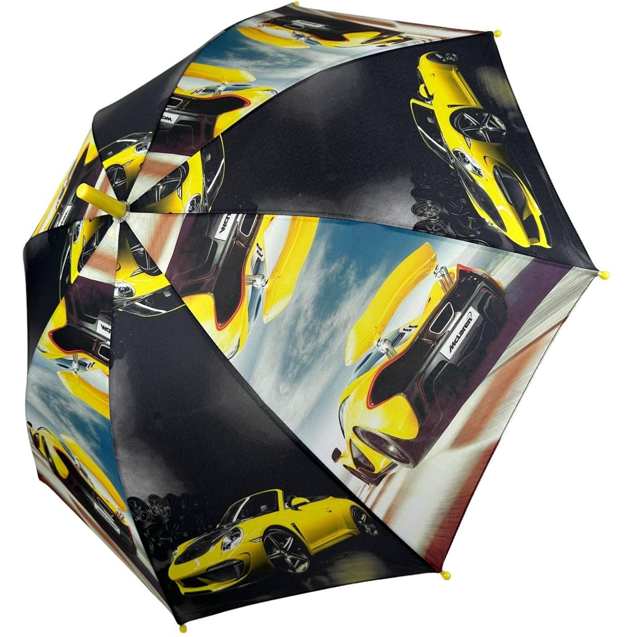 Дитяча парасолька-палиця напівавтомат S&L 83 см різнобарвна - фото 1