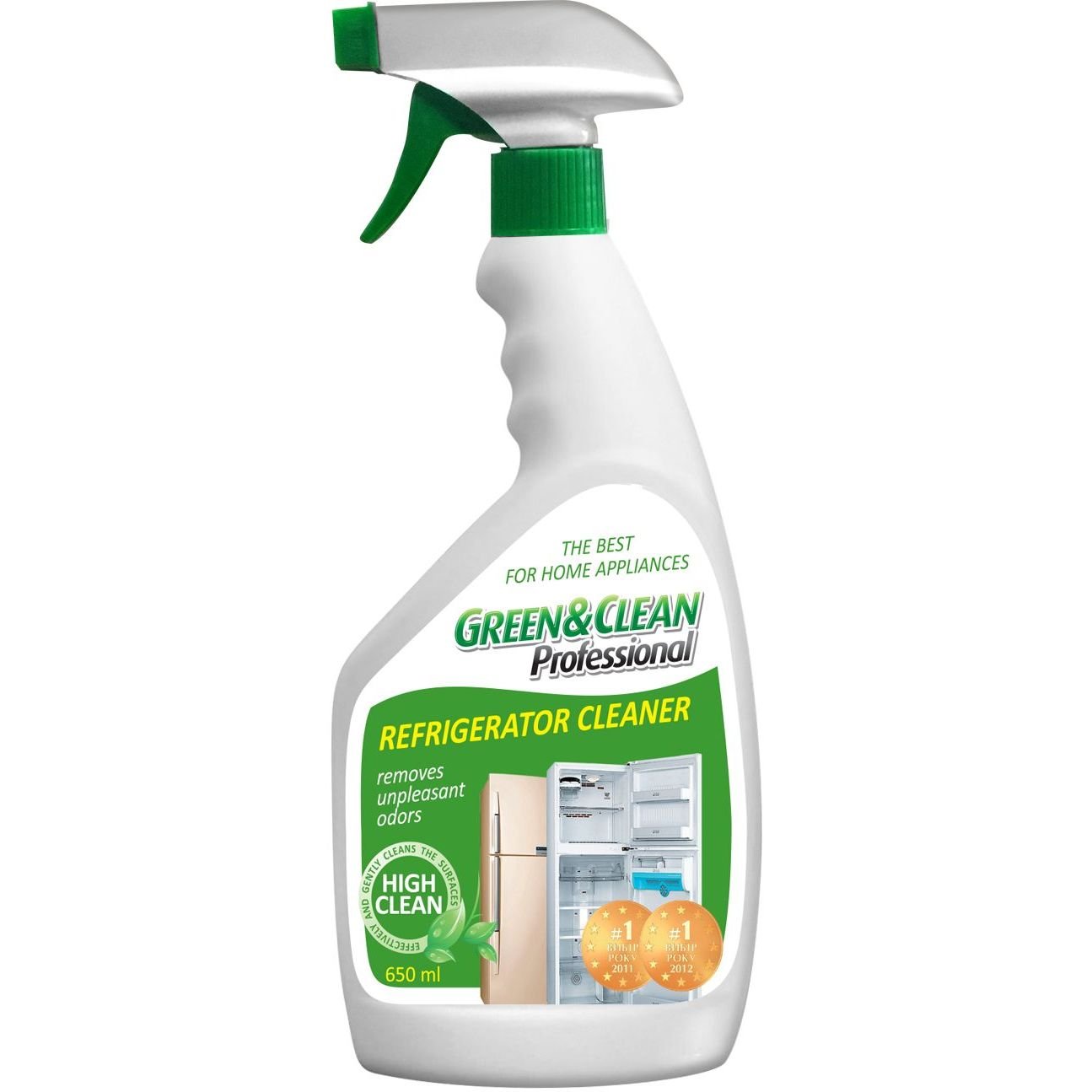 Фото - Прочая бытовая химия Green Clean Засіб для очищення холодильника Green & Clean Professional, 650 мл 