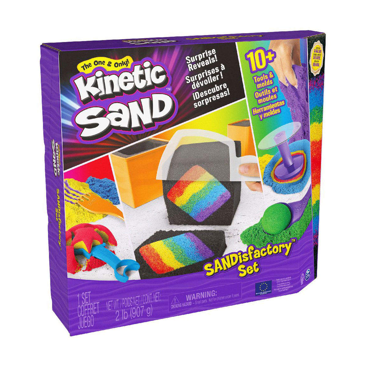 Набор кинетического песка Kinetic Sand Фабрика Sandisfactory (71603) - фото 1
