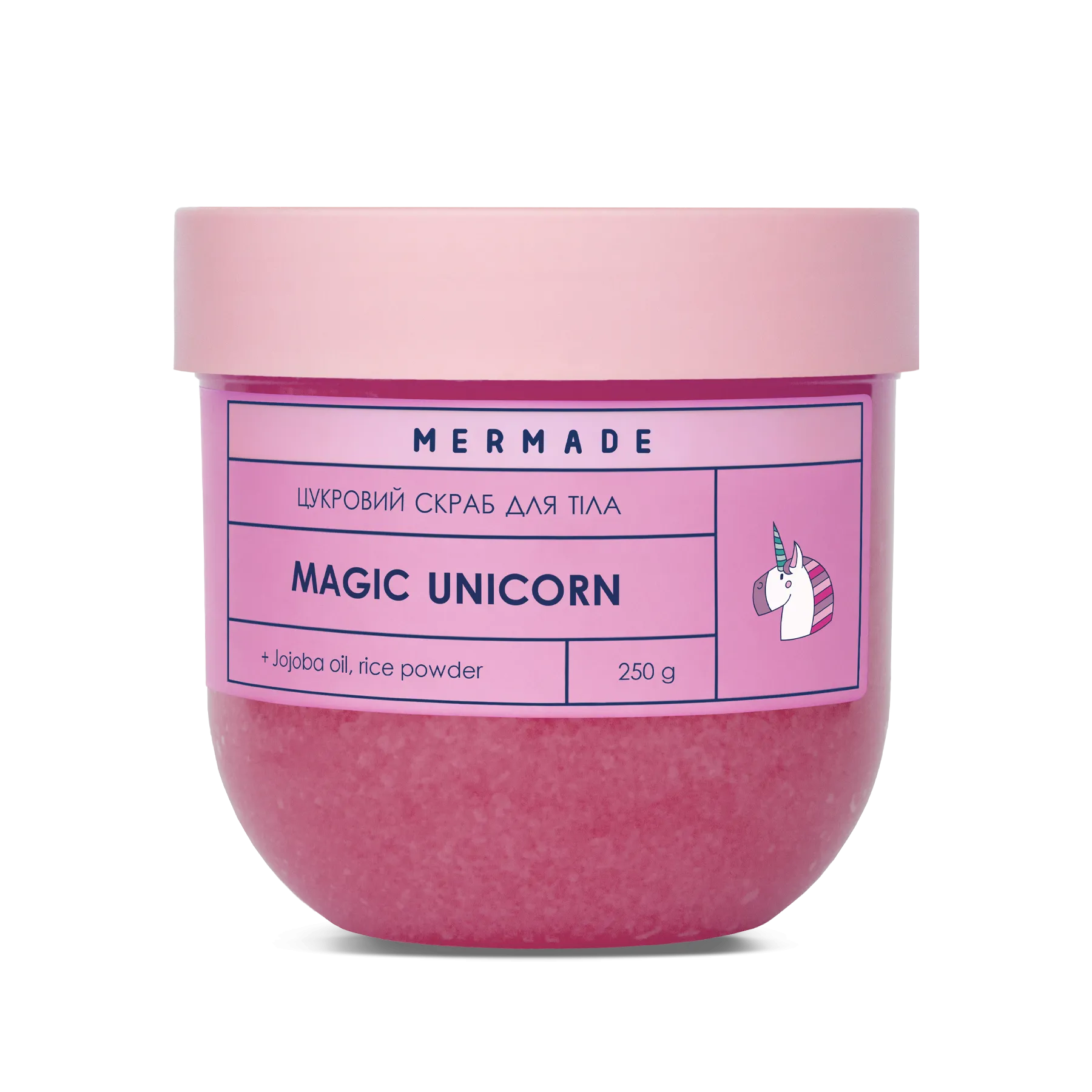 Подарочный набор Mermade Magic Unicorn Party: пінка для душу 150 мл + цукровий скраб для тіла rn 250 г + зволожуючий бальзам для губ 10 г + слаймовий гель для 200 г - фото 6