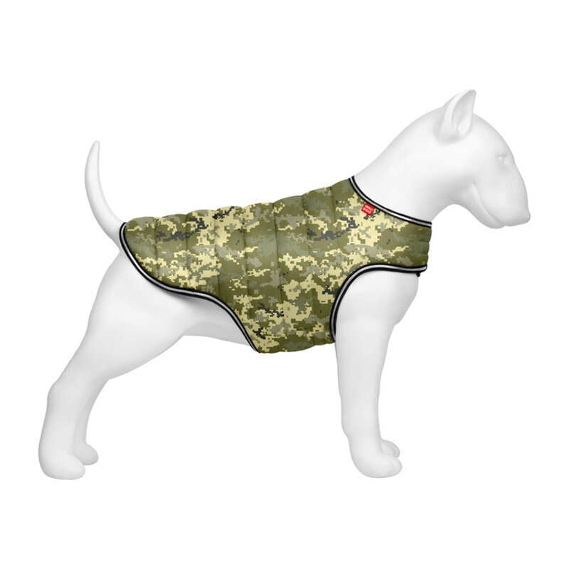 Куртка-накидка для собак Waudog Clothes, Мілітарі, M - фото 1