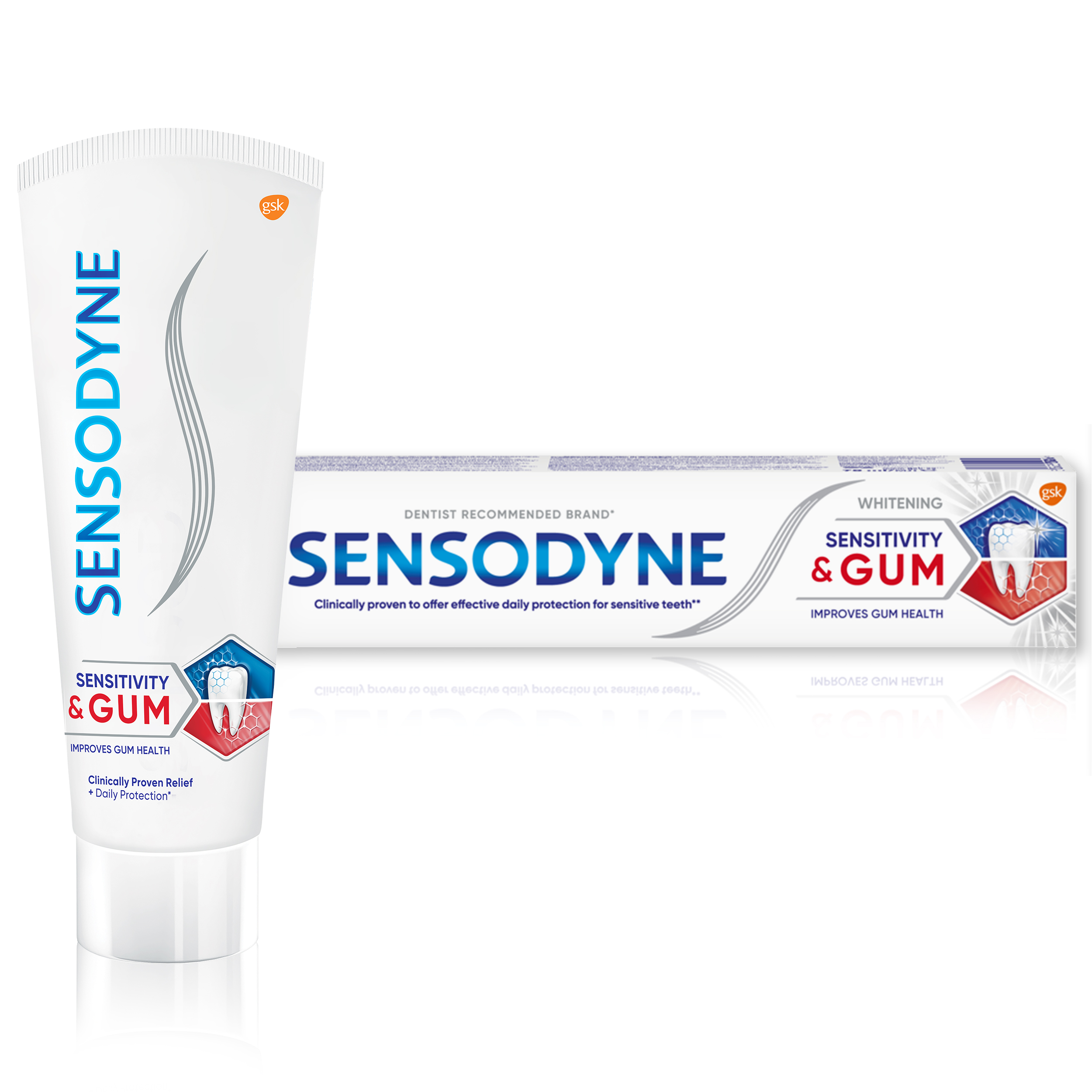 Зубная паста Sensodyne Чувствительность зубов и защита десен Отбеливающая, 75 мл - фото 7