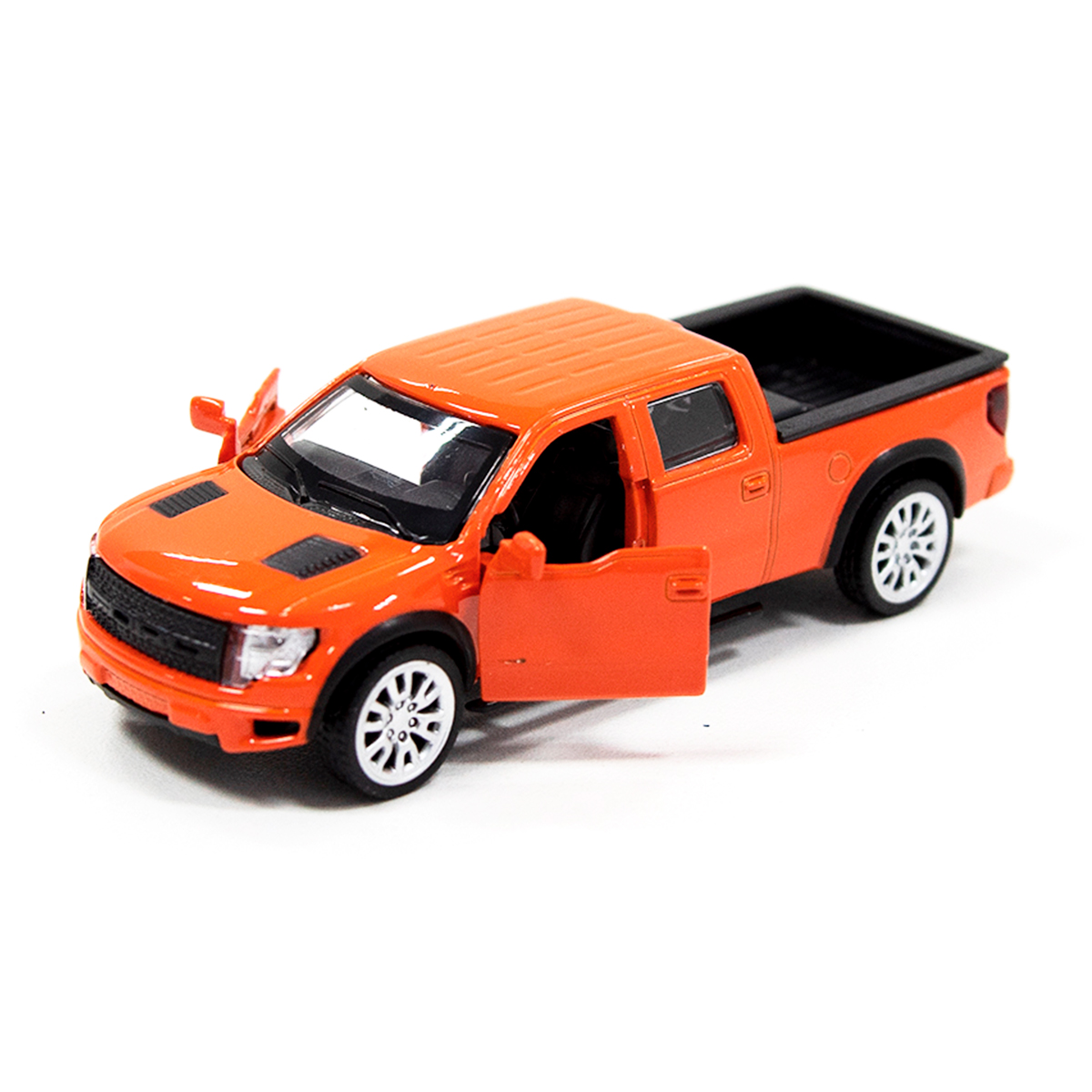 Автомодель TechnoDrive Ford F-150 SVT Raptor оранжевая (250262) - фото 8