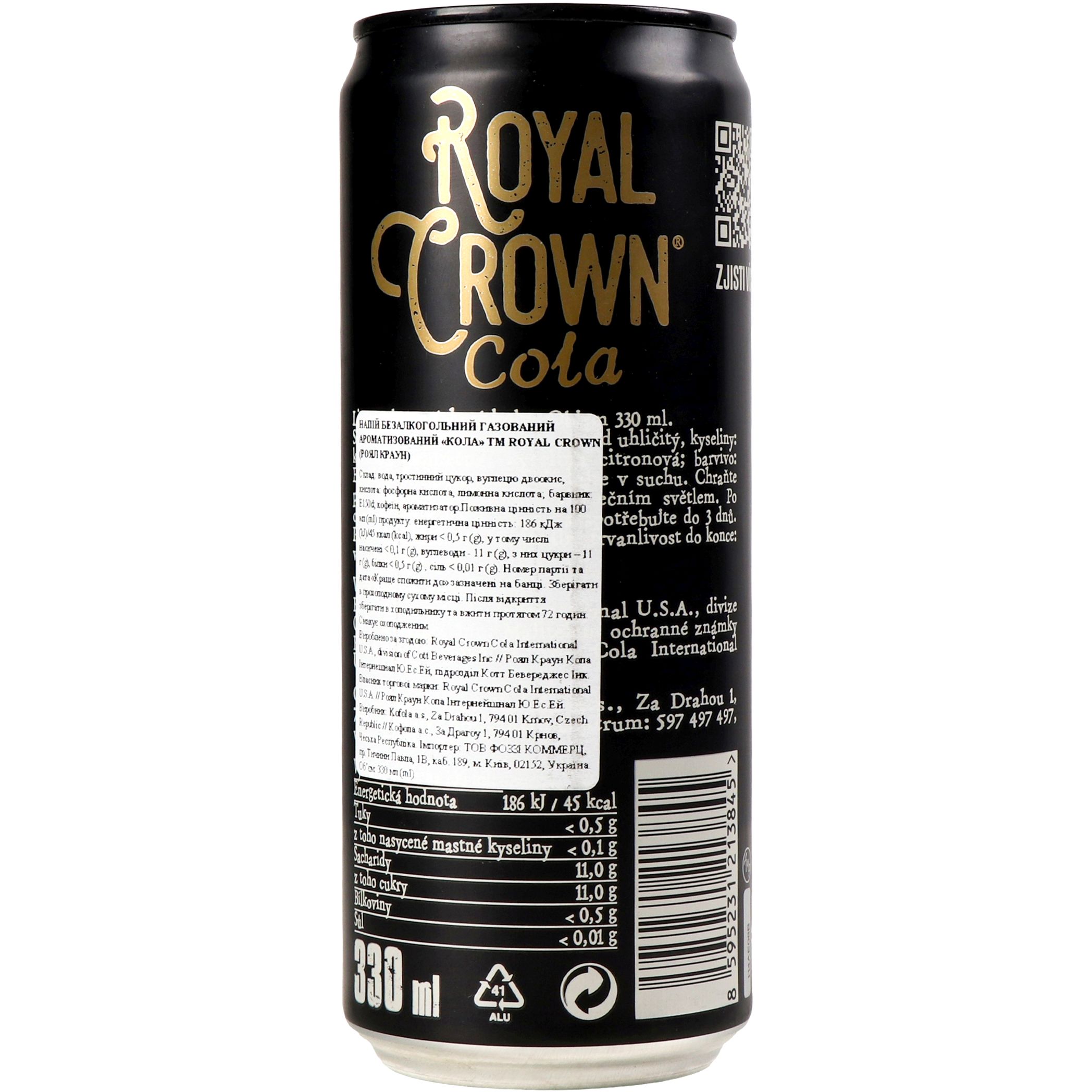 Напій Royal Crown Cola безалкогольний 0.33 л - фото 3