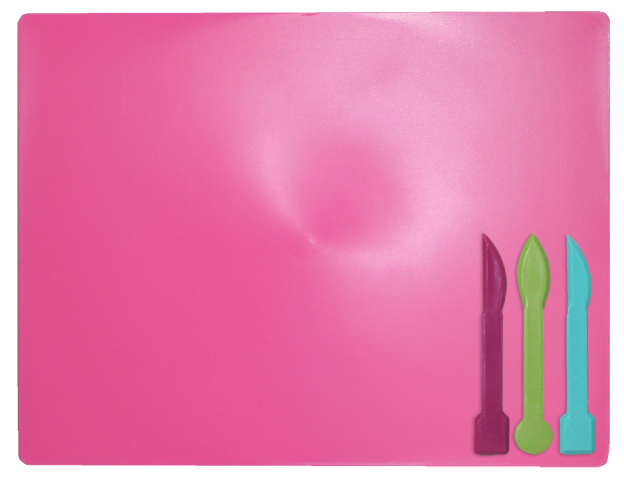 Доска для пластилина ZiBi Kids Line, 3 стека, розовый (ZB.6910-10) - фото 1