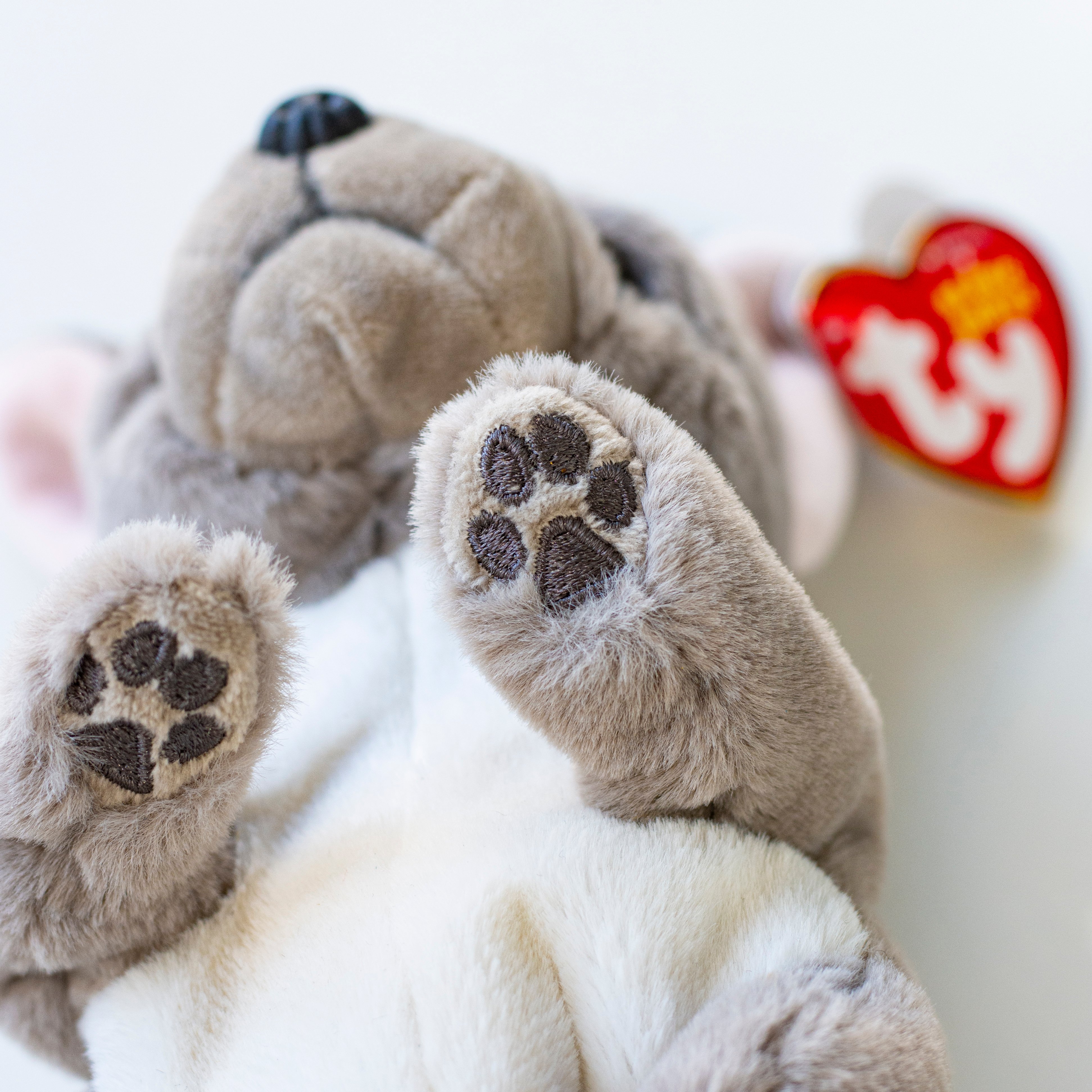 М'яка іграшка Ty Beanie Bellies Пес Wilfred, 20 см, сірий (40596) - фото 3