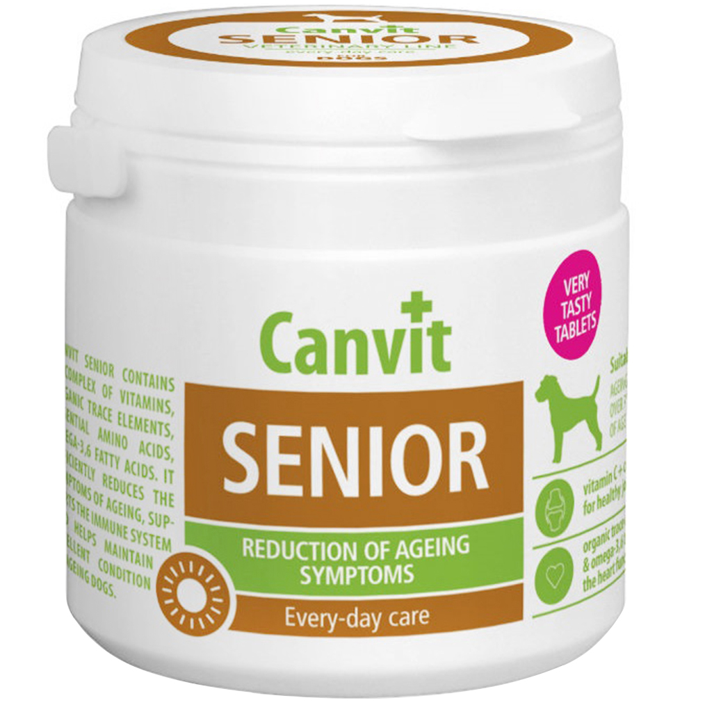 Витаминно-минеральный комплекс для собак старше 7 лет Canvit Senior 100 г - фото 1