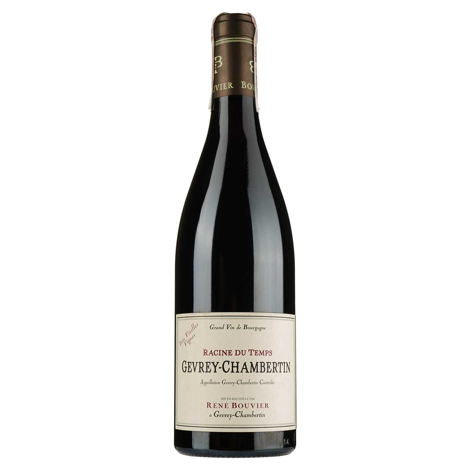 Вино Domaine Rene Bouvier Gevrey-Chambertin Racine du temps Tres Vieilles Vignes 2015 АОС/AOP, 13%, 0,75 л (748264) - фото 1