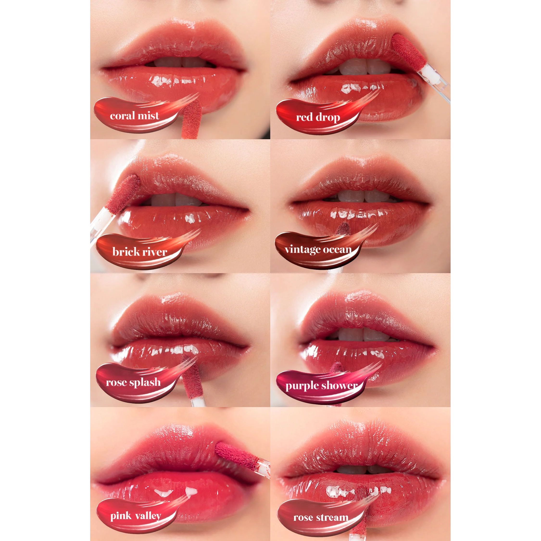 Тінт для губ Rom&nd Glasting Water Tint 02 Red Drop 4 г - фото 4