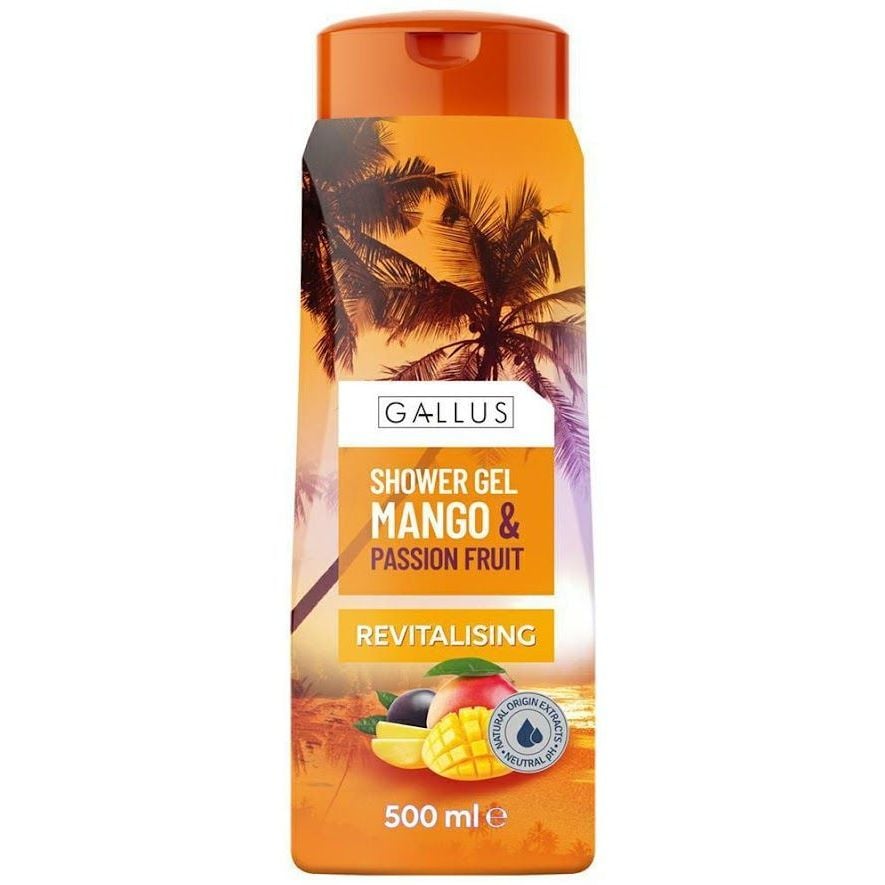 Гель для душа Gallus Mango & Passion Fruit 500 мл - фото 1