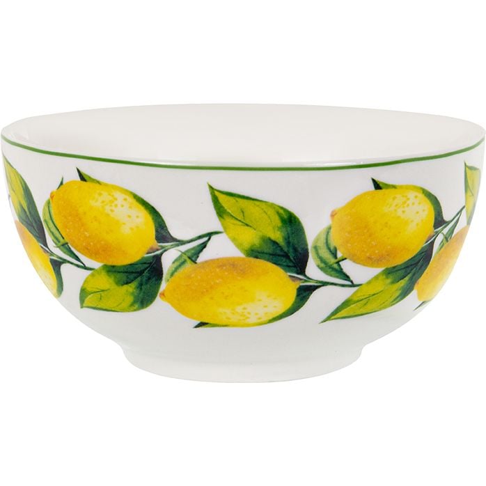 Набор салатников Lefard Сицилийский лимон 16 см белый с желтым 2 шт. (922-038) - фото 2