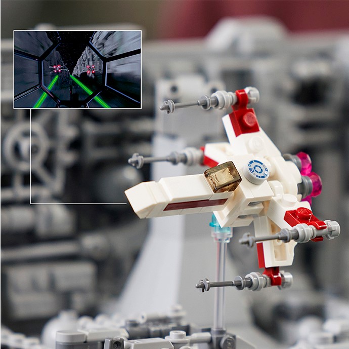 Конструктор LEGO Star Wars Діорама Біг траншеями, Зірка Смерті, 665 деталей (75329) - фото 7