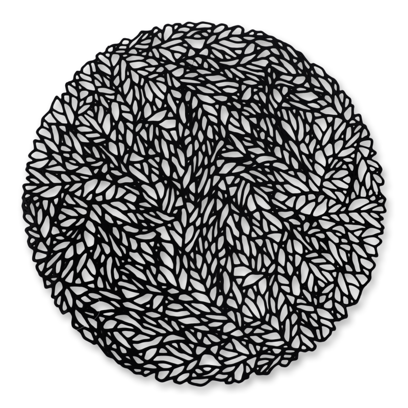 Підставка під тарілку Offtop, 35 см, чорна (854992) - фото 1