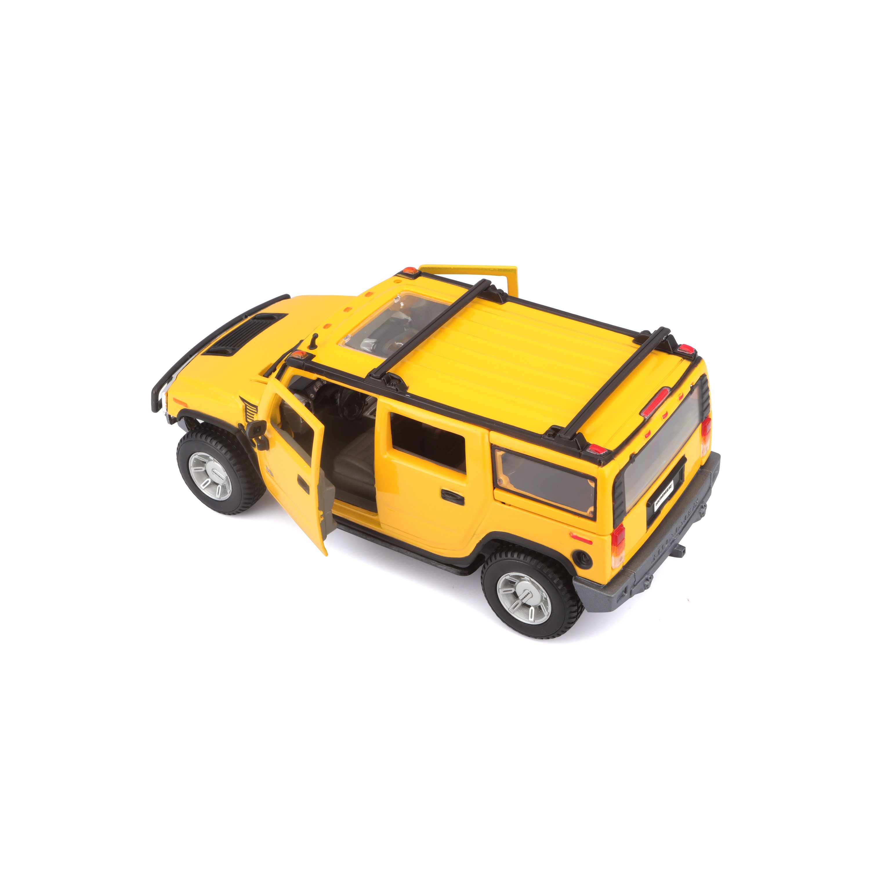 Игровая автомодель Maisto Hummer H2 SUV 2003, жёлтый, 1:27 (31231 yellow) - фото 5