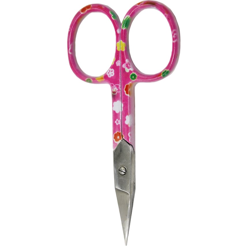 Ножницы маникюрные SPL розовые - фото 1