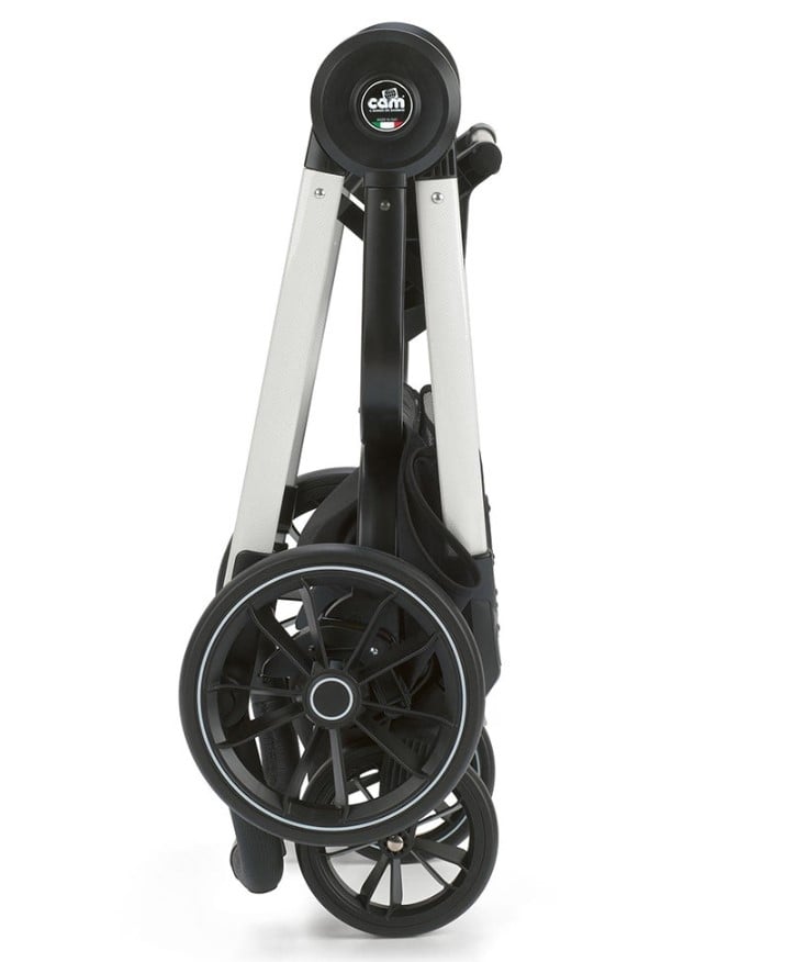 Универсальная коляска Cam Techno Joy Romantic 3в1, рама черный карбон, темно-синий (805T/V99/986/754K) - фото 7