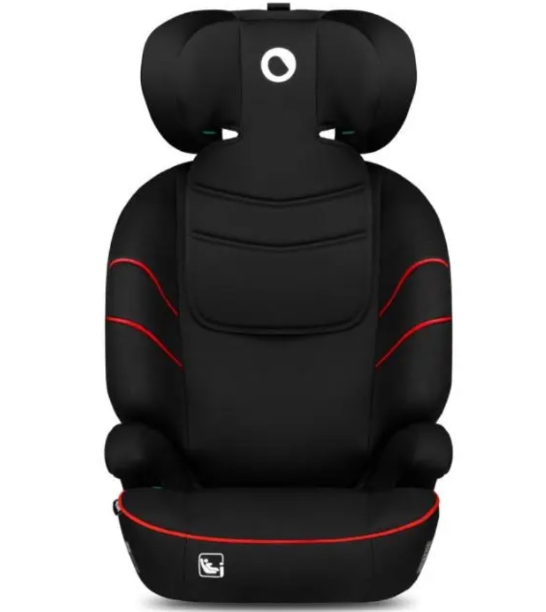 Автокресло Lionelo Lars I-Size Sporty Black Red, 15-36 кг, черное с красным (LO-LARS I-SIZE SPORTY BLACK RED) - фото 2