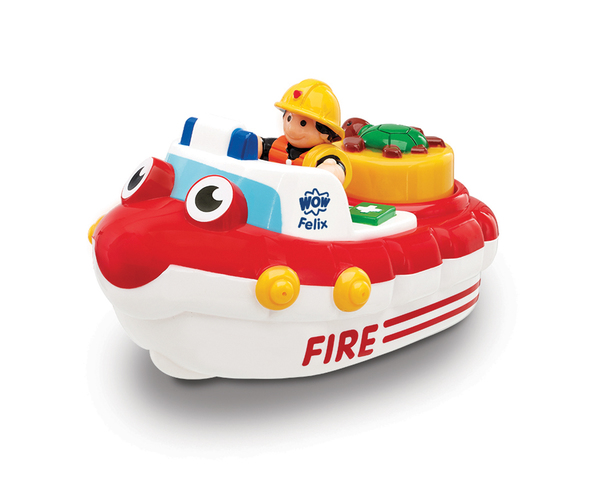 Іграшка для купання WOW Toys Fireboat Felix Пожежний катер Фелікса (01017) - фото 2