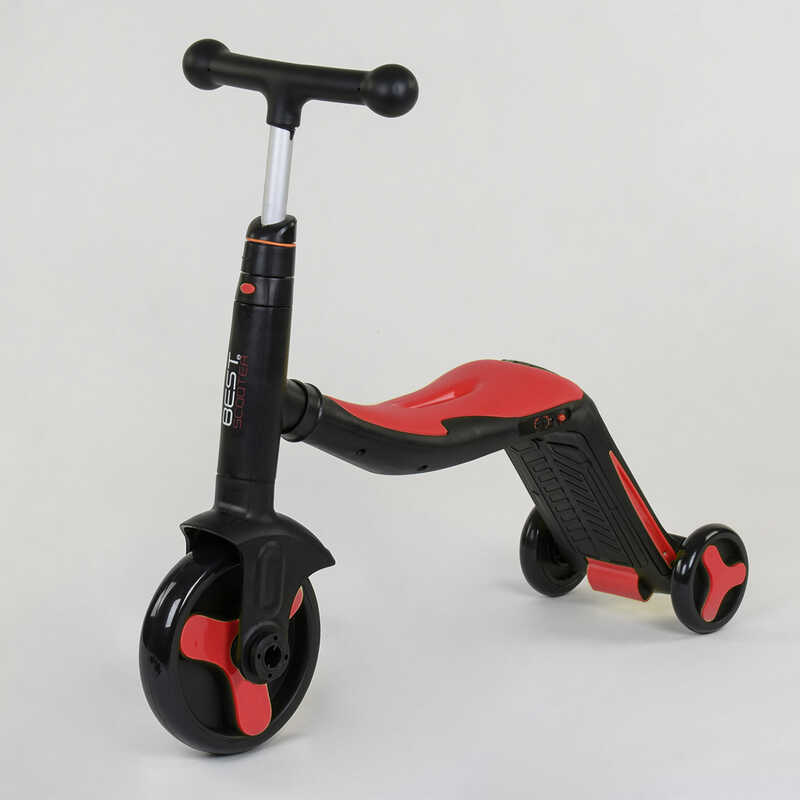 Самокат дитячий Best Scooter 72х22х75 см Червоний 000231436 - фото 3