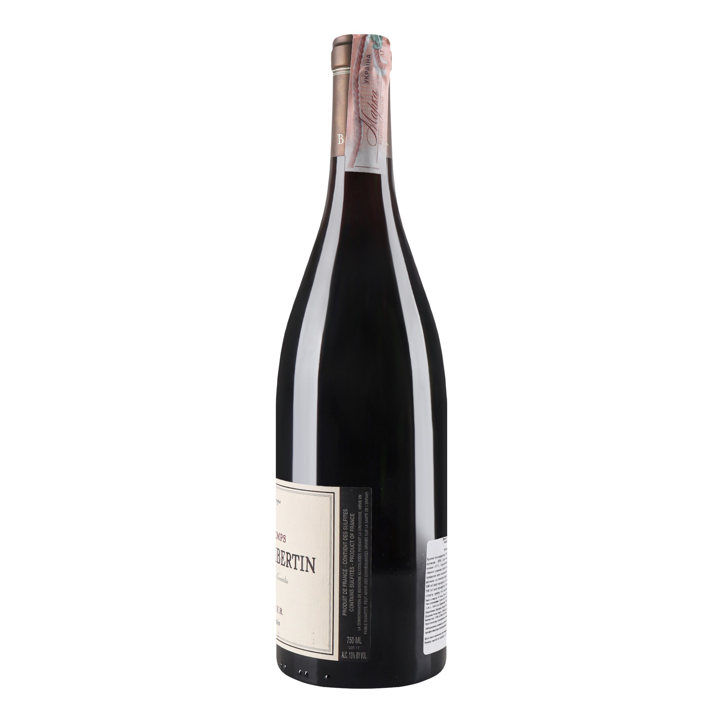 Вино Domaine Rene Bouvier Gevrey-Chambertin Racine du Temps Tres Vieilles Vignes 2016 АОС/AOP, 13%, 0,75 л (776104) - фото 2