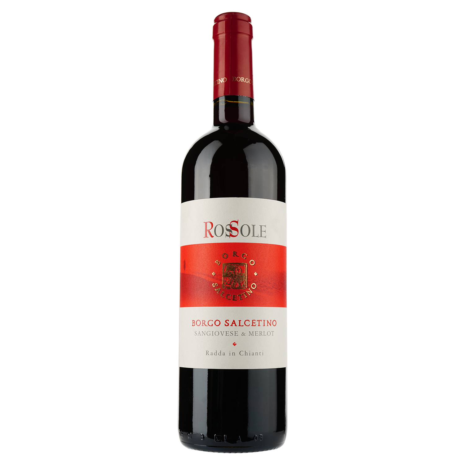 Вино Borgo Salcetino Rossole Toscana Rosso IGT, червоне, сухе, 0,75 л - фото 1