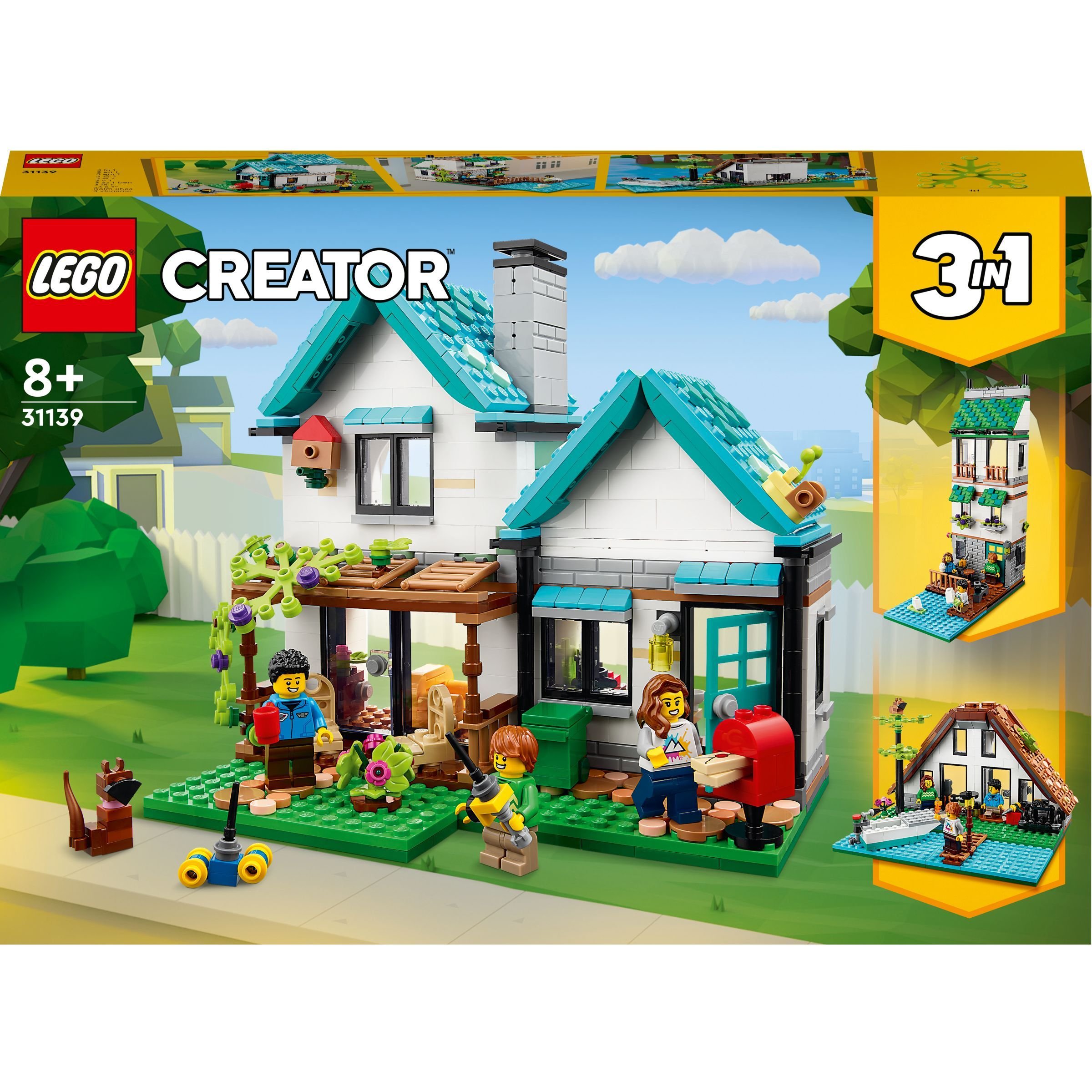 Конструктор LEGO Creator Затишний будинок 3 в 1, 808 деталей (31139) - фото 1