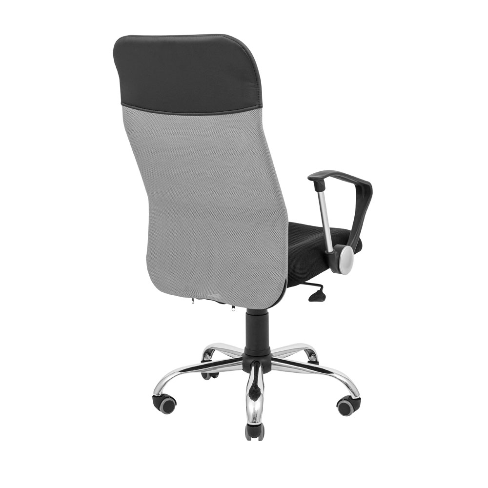 Кресло компьютерное Richman Ультра Ю Хром M-1 Tilt сетка черный + серый (RCM-1115) - фото 4