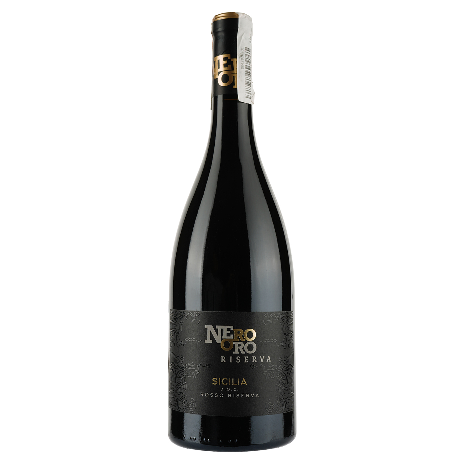 Вино Nero Oro Riserva Sicilia DOC, красное, сухое, 13,5%, 0,75 л - фото 1