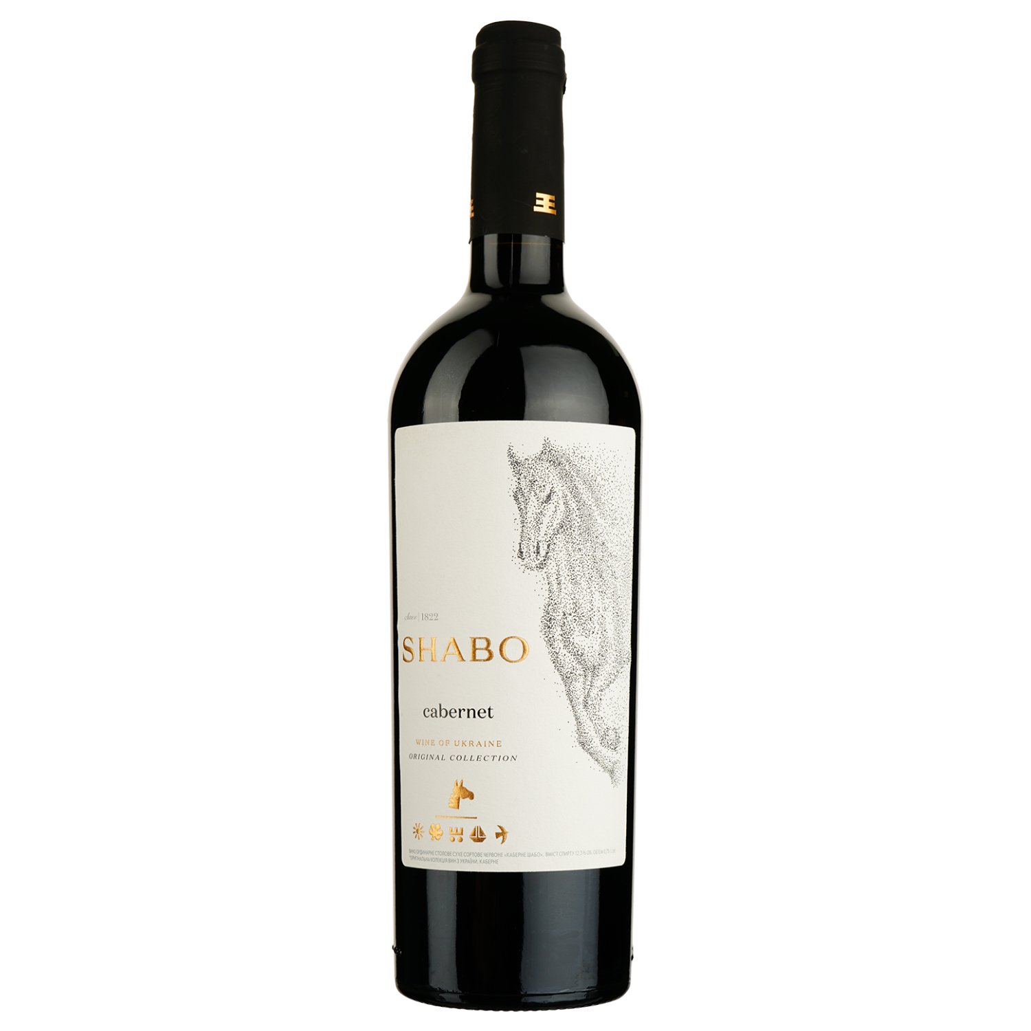 Вино Shabo Classic Каберне червоне сухе 0.75 л - фото 1