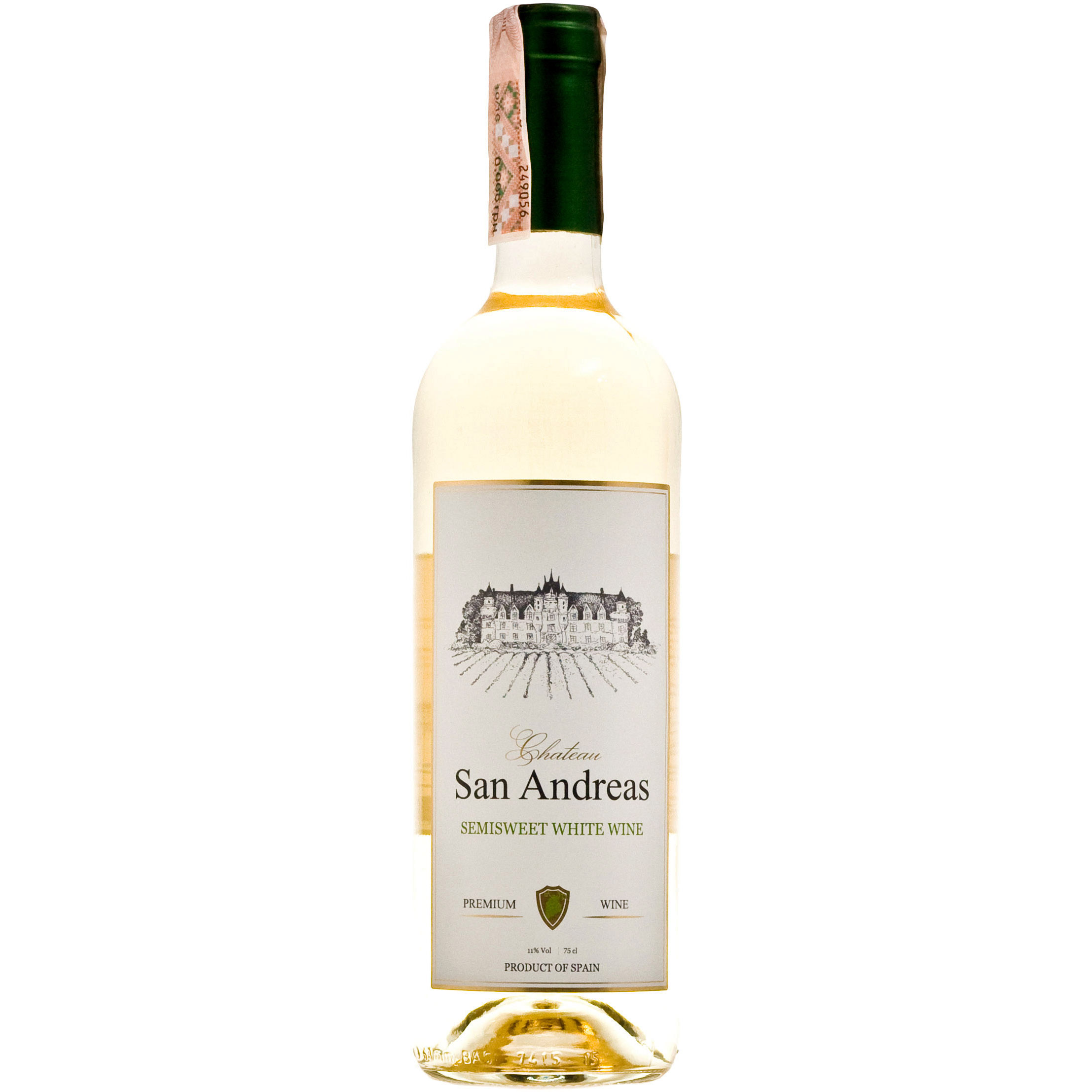 Вино Chateau San Andreas Semisweet белое полусладкое 0.75 л - фото 1
