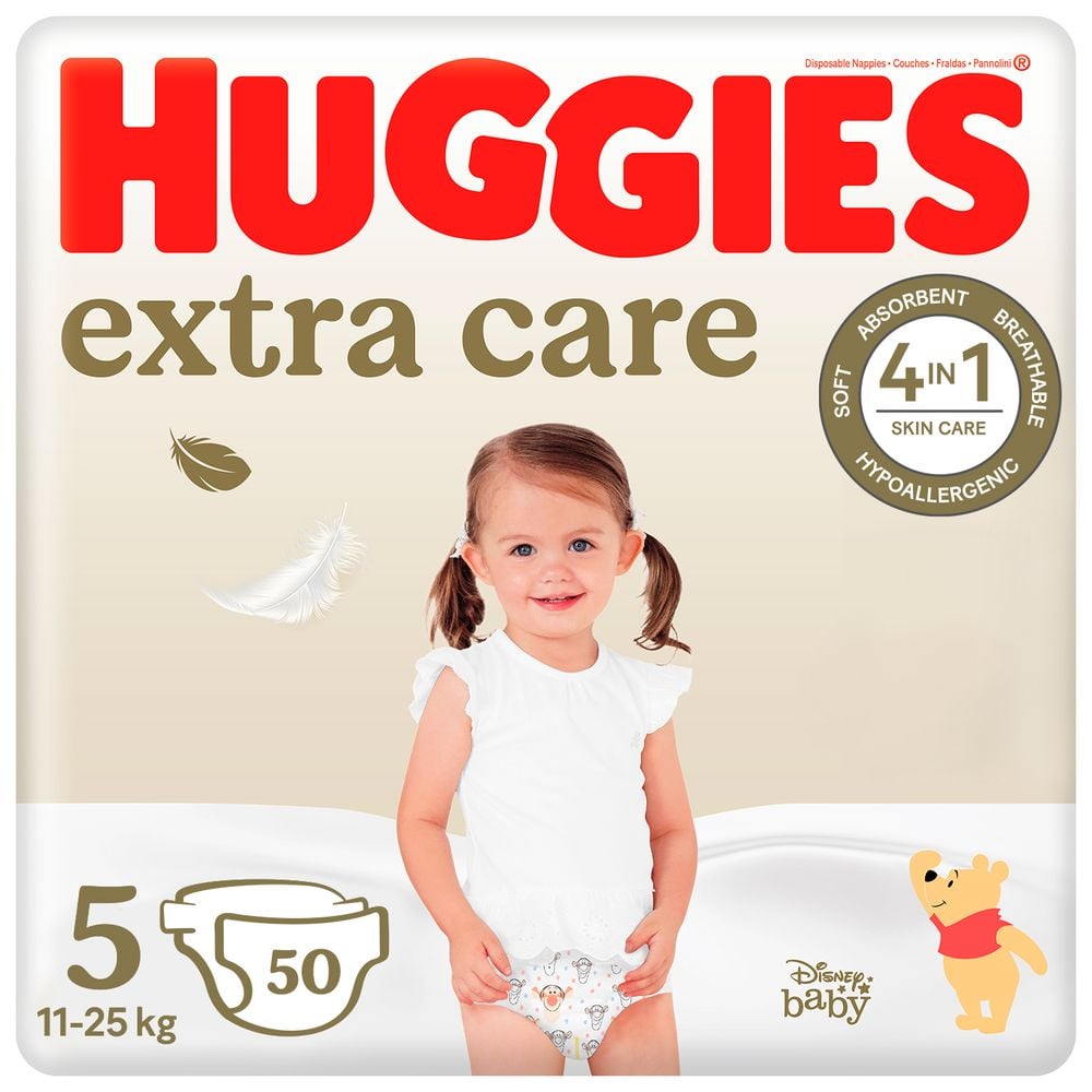 Підгузки Huggies Extra Care 5 (11-25 кг), 50 шт. - фото 1